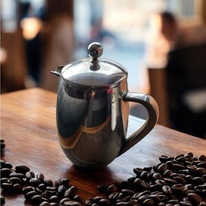 Double Walled Stainless Steel French Press 32oz